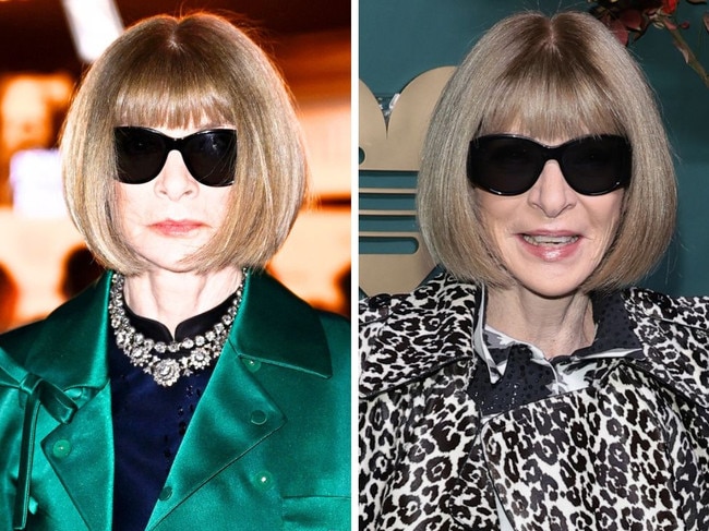 Anna Wintour is rarely seen without her sunglasses.