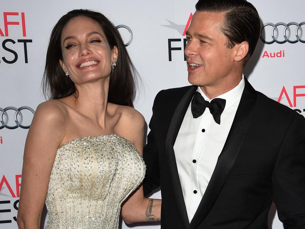 Angelina Jolie and Brad Pitt filed to dissolve their marriage in 2016 and have remained locked in court battles since, including over custody rights for their six children. Picture: MARK RALSTON / AFP