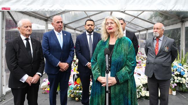 Waverley Mayor Paula Masselos announced there would be a candlelight vigil at Bondi Beach on Sunday. Picture: NCA Newswire / Gaye Gerard