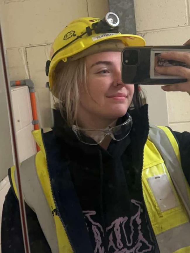 Britney works in the tradie industry Picture: Supplied