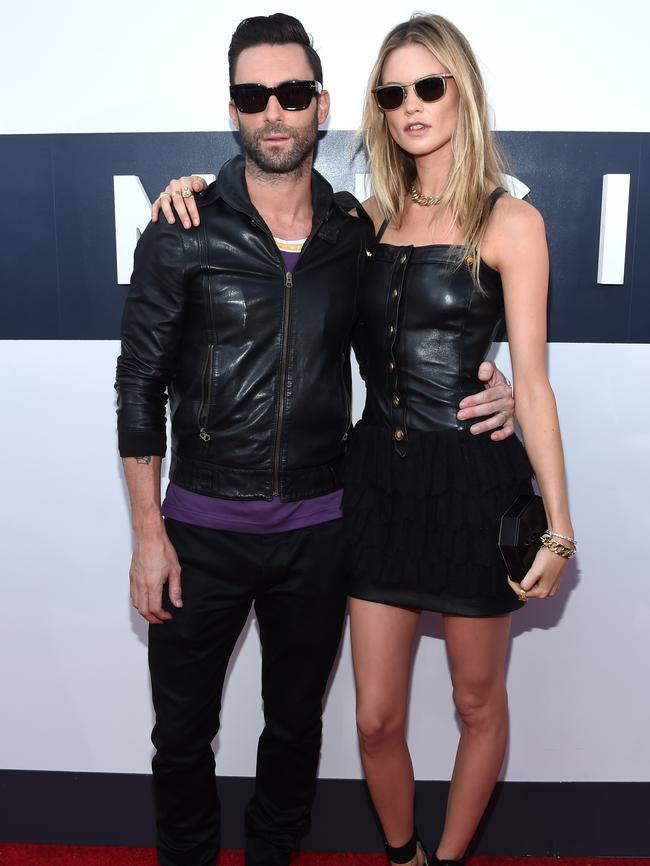 Adam Levine and model Behati Prinsloo.