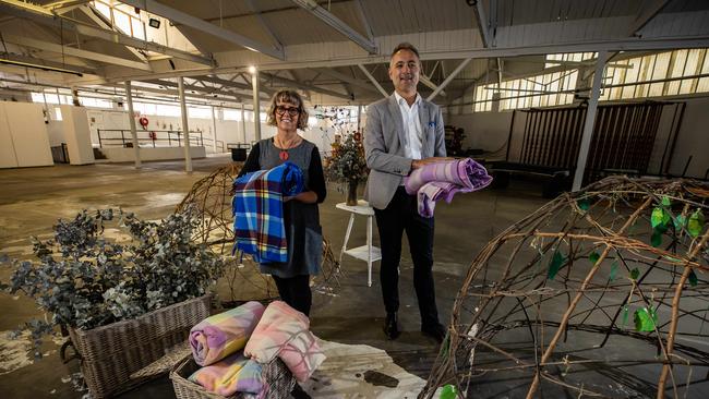 Melinda Rankin and Martin Radcliffe at Fabrik Arts and Heritage. Picture: Tom Huntley