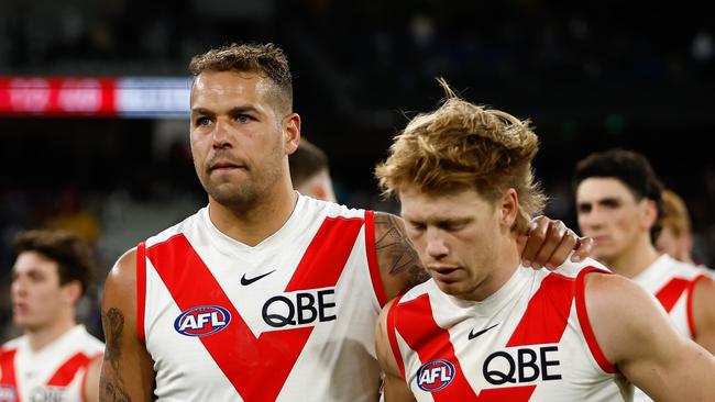 Lance Franklin was booed by the Collingwood crowd