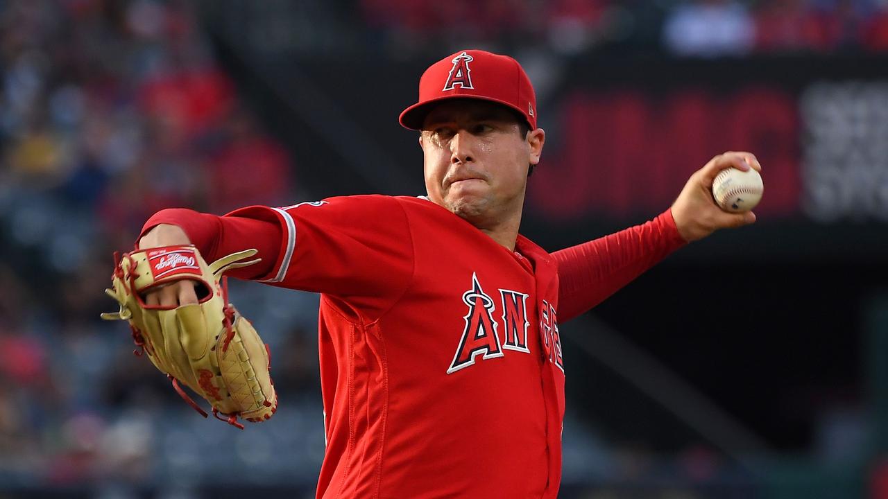 Tyler Skaggs of the Los Angeles Angels. Photo by Jayne Kamin-Oncea / GETTY IMAGES NORTH AMERICA / AFP