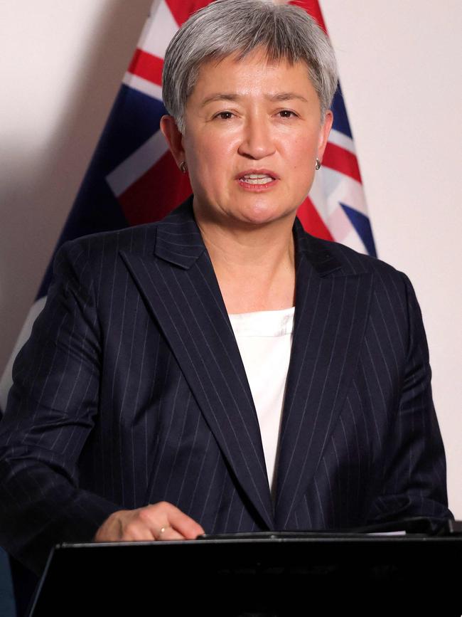 Foreign Minister Penny Wong. Picture: AFP