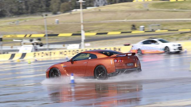 Brad Heasman will drive his Nissan GT-R on track with police at Beat the Blue. Picture: Chequered Flag Photography