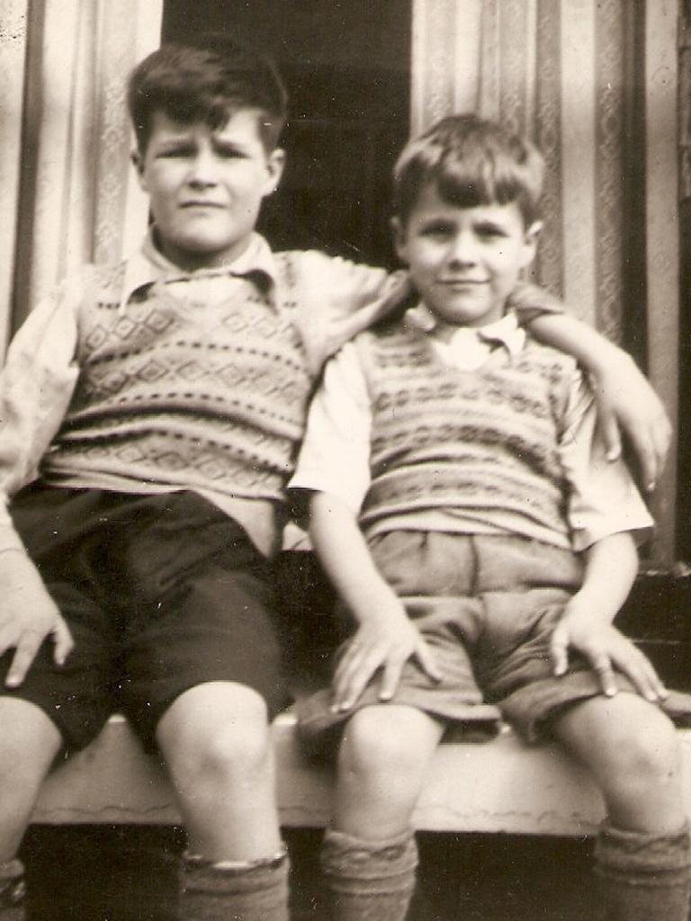 The Larmour brothers as children. Picture: Supplied