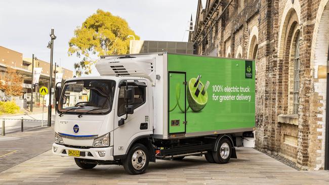 Woolworths will transition entirely to electric vehicles by 2030. Picture: Supplied