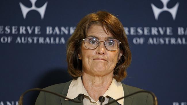 Governor Michele Bullock and the RBA board cut rates on Tuesday by 25 basis points for the first time since the Covid pandemic. Picture: NewsWire / John Appleyard