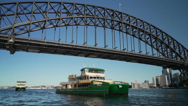 One of the new Emerald class ferries has started on the Manly to Circular Quay route.