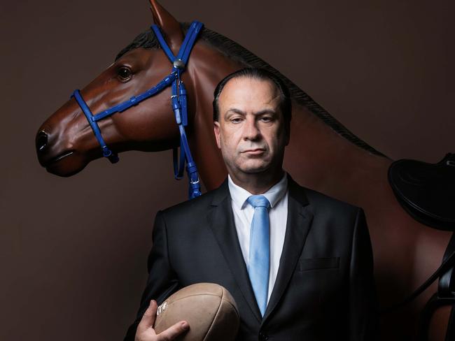 TWAM-20191005EMBARGO FOR TWAM 5 OCT 2019NO REUSE WITHOUT PERMISSIONFEE MAY APPLYCOVER STORY: KING OF SPORTSAs boss of Racing NSW, he devised an event to rival the Melbourne Cup. Now Peter VÕLandys has a second gig Ð running rugby league.Photography Nic Walker