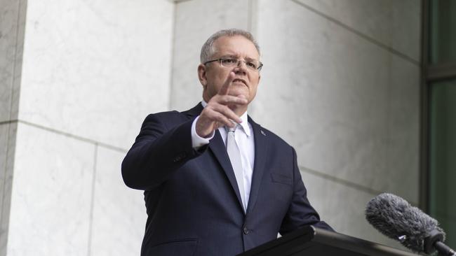 Prime Minister Scott Morrison’s government has so far not offered any help to New Zealanders who have lost their jobs due to COVID-19 and have lived in Australia for less than 10 years. Picture Gary Ramage