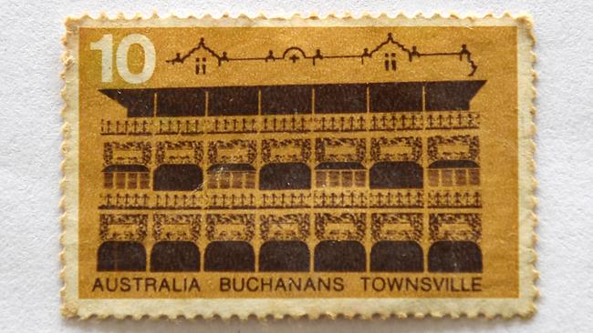 The Buchanans Hotel in Townsville was featured on a postage stamp. Picture: Shae Beplate.