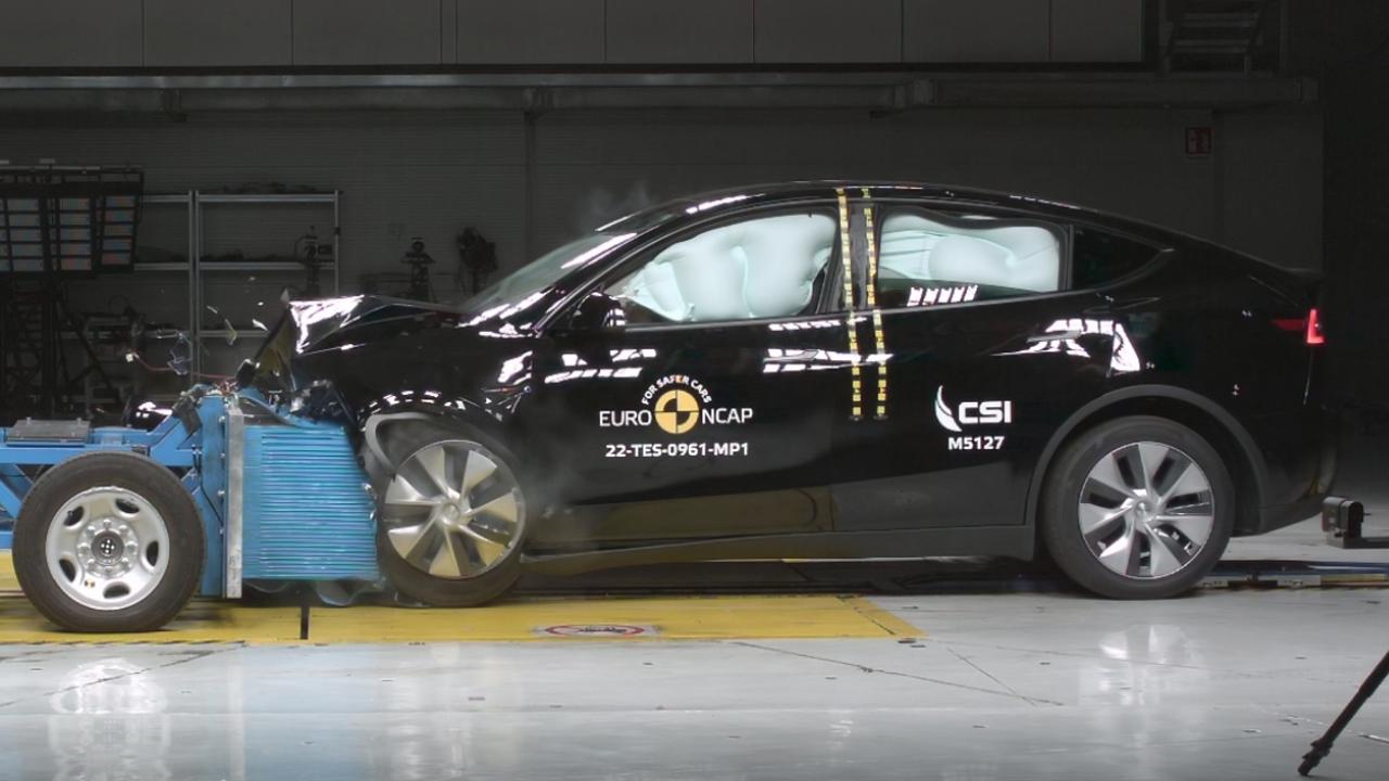 Tesla’s Model Y performed well in ANCAP crash tests.