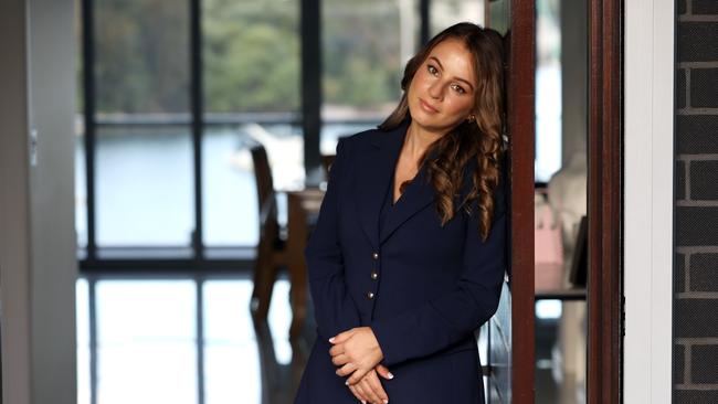 Stefanie Costi is outspoken about the welfare of younger lawyers who are treated as replaceable by others in the profession. Picture: Jane Dempster/The Australian.