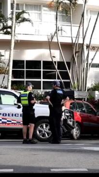 Chopper crash on Cairns Esplanade