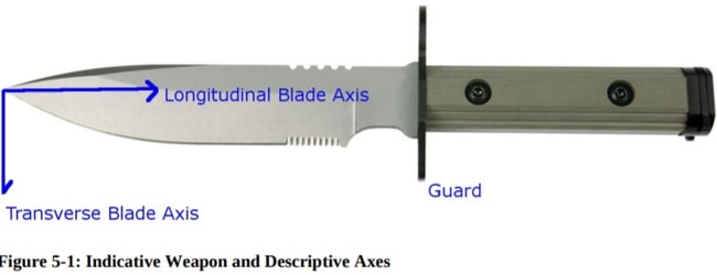 The type of knife believed to have been used in the murder of Shandee Blackburn.