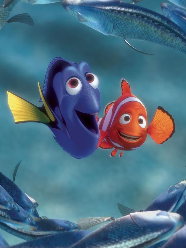 A scene from the movie <i>Finding Nemo</i>.