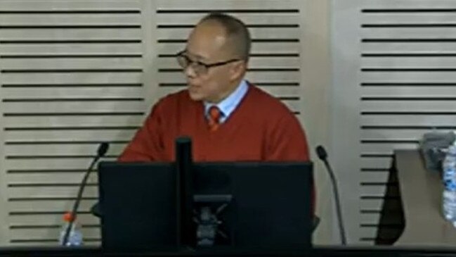 Clifton Wong, pictured here appearing as a witness at ICAC, has been found dead. Picture: ICAC