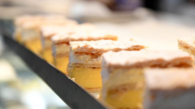 French vanilla slice from Henry's Bakery Cafe in Lismore.