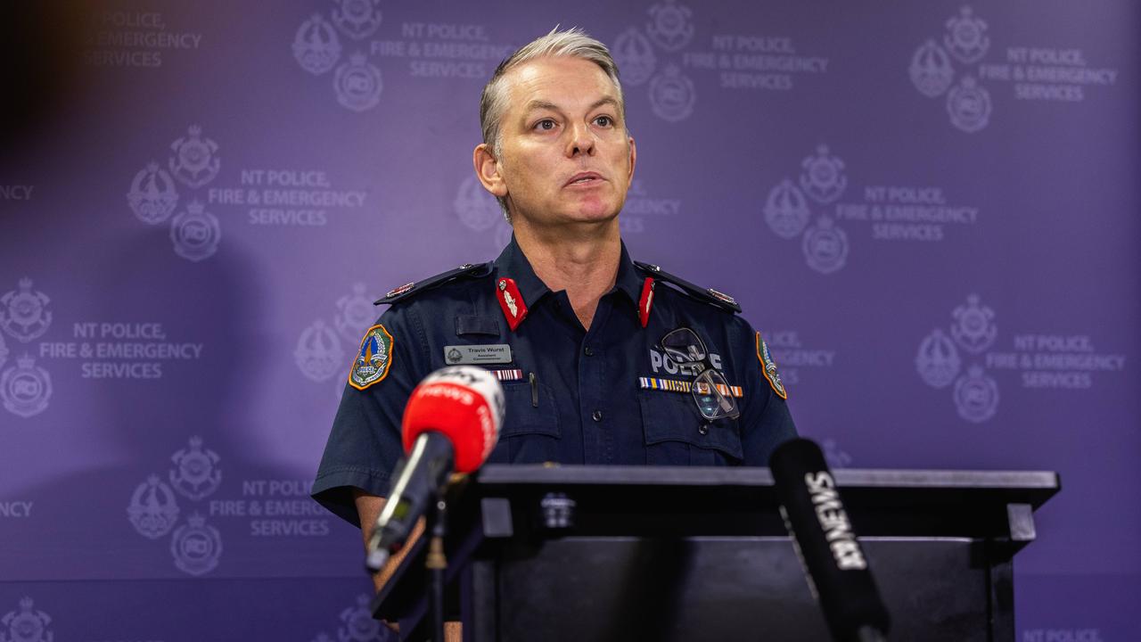 NT Police Assistant Commissioner Travis Wurst. Picture: Pema Tamang Pakhrin