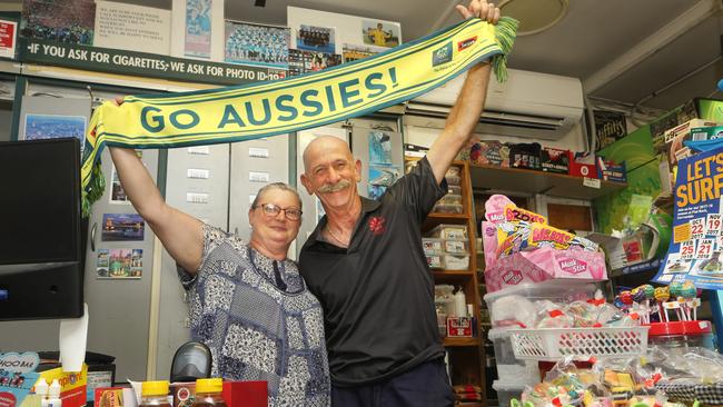 Owners of Currumbin general store, Joanne and Craig Dick. Picture Glenn Hampson