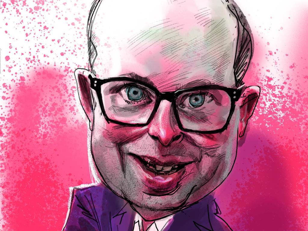 Qantas CEO Alan Joyce. Illustration: Johannes Leak.