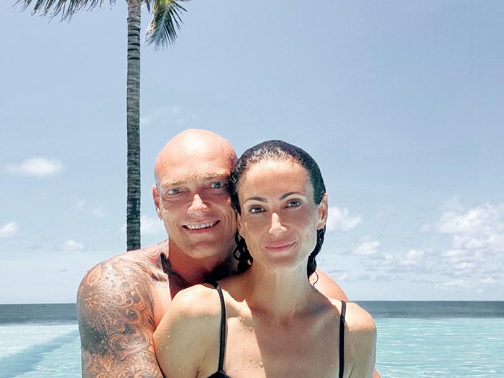 Michelle Owen with partner Michael Klim