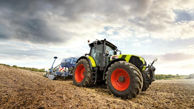 Workhorse: The Claas Arion 600 series tractors have a larger fuel tank and bigger tyres.