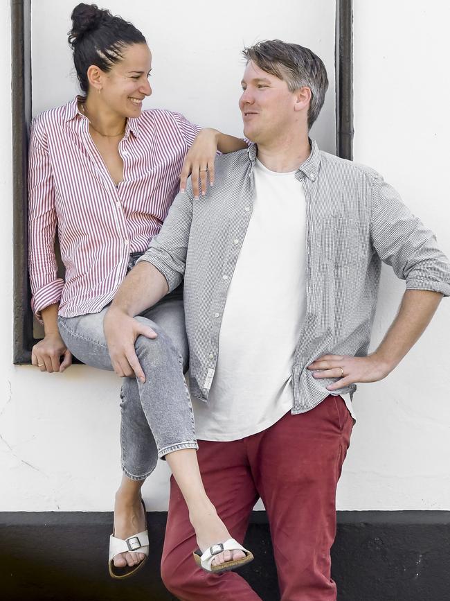 Meira Harel met her now-husband Banjo Harris Plane when she dined alone at renown Melbourne restaurant Attica. Picture: Roy VanDerVegt