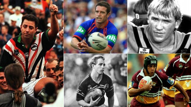 Clockwise from left: Greg Alexander, Danny Buderus, Garry Jack, Steve Renouf and Geoff Toovey are just some of the superstars nominated.