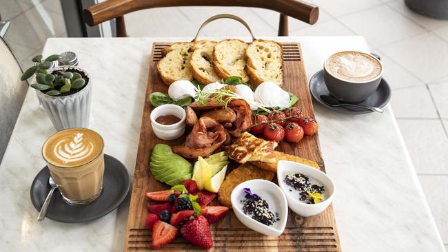 The Grande Platter with the works. Picture: Mark Cranitch.