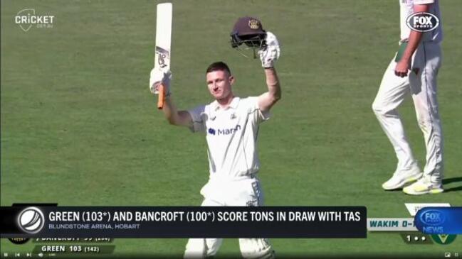 Green & Bancroft score tons against Tasmania