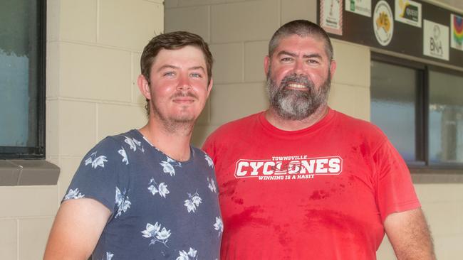 Zachary Peate and Andrew Peate at Mackay Gridiron vs Townsville Cyclones at West Tiger Park Walkerston. Saturday 20 January 2024 Picture:Michaela Harlow