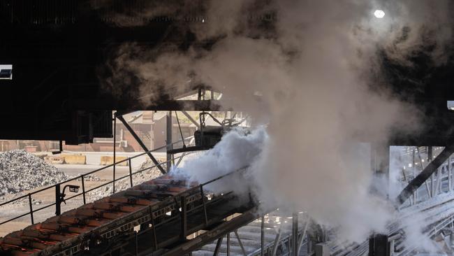 Liberty Bell Bay’s manganese alloy smelter. Picture: Pool/ABC