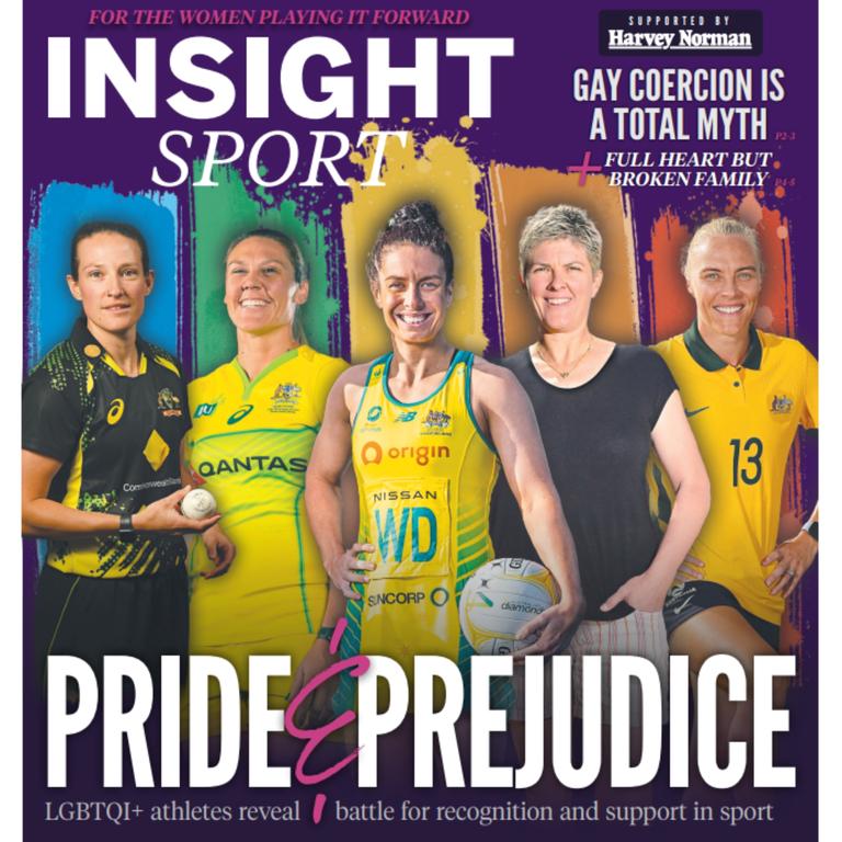 Read the inside story on Sharni and Mel Smale’s heartbreaking fight to get married, in Insight Sport’s Pride edition to be published on Tuesday, February 21 across News Corp Australia newspapers and websites.