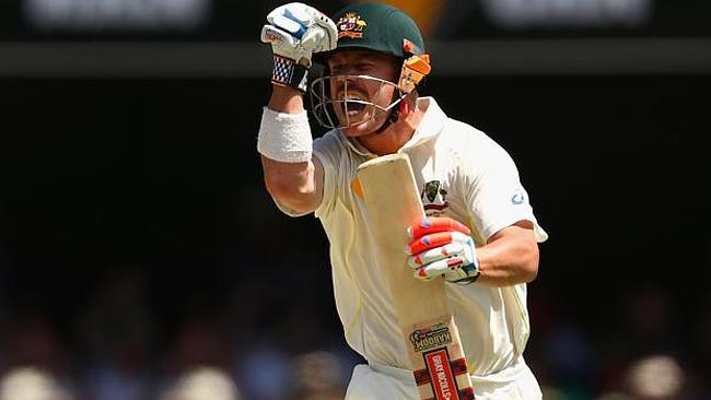 David Warner's willpower helped him to score a century during day three of the First Ashes Test match between Australia an