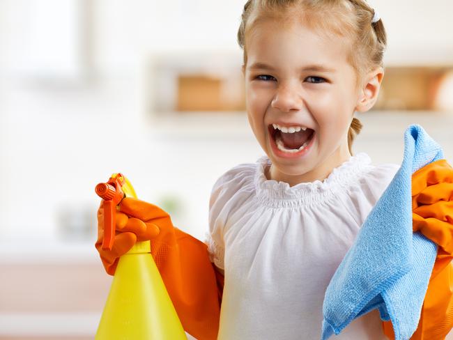 Nobody feels this enthusiastic about housework. Picture: iStock