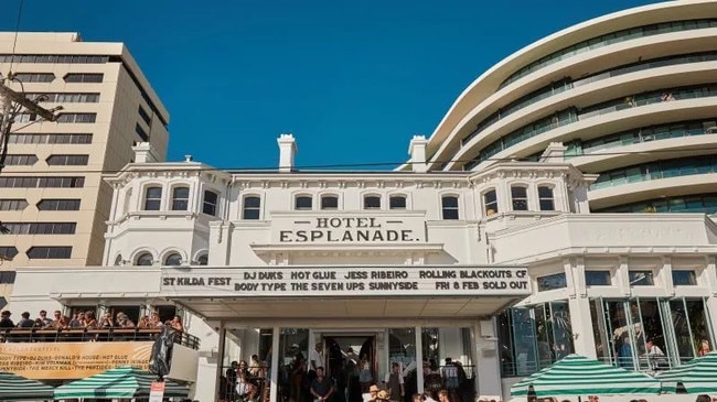 The Esplanade Hotel in the heart of St Kilda is on the market. Picture: Commercial Real Estate.