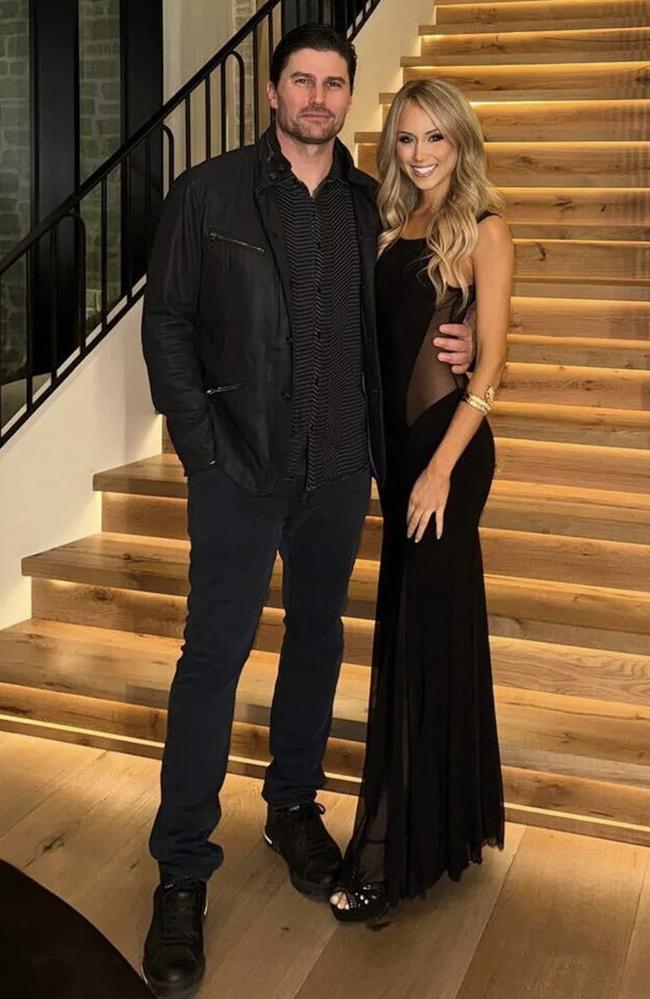 Hall is seen with his new girlfriend, Stephanie Gabrys, who is the spitting image of Haack. Picture: Stephanie Gabrys/Instagram