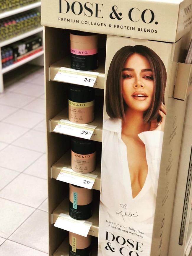 Khloe’s involvement has seen the New Zealand brand launch in the US. Picture: Instagram