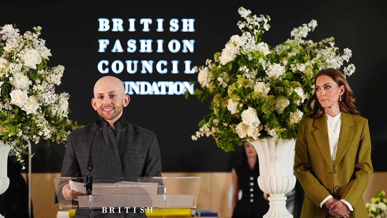 Princess Catherine wore a Beckham suit. Picture: Aaron Chown – WPA Pool/Getty Images