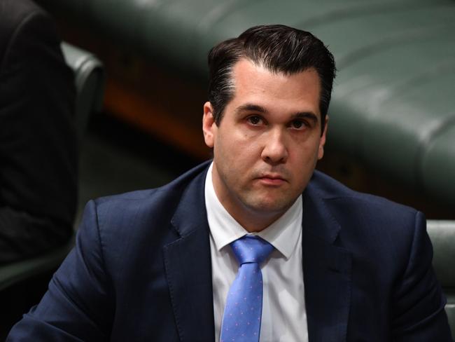 Michael Sukkar helped lead the Dutton camp’s failed attempt to snatch the Liberal Party leadership. Picture: AAP