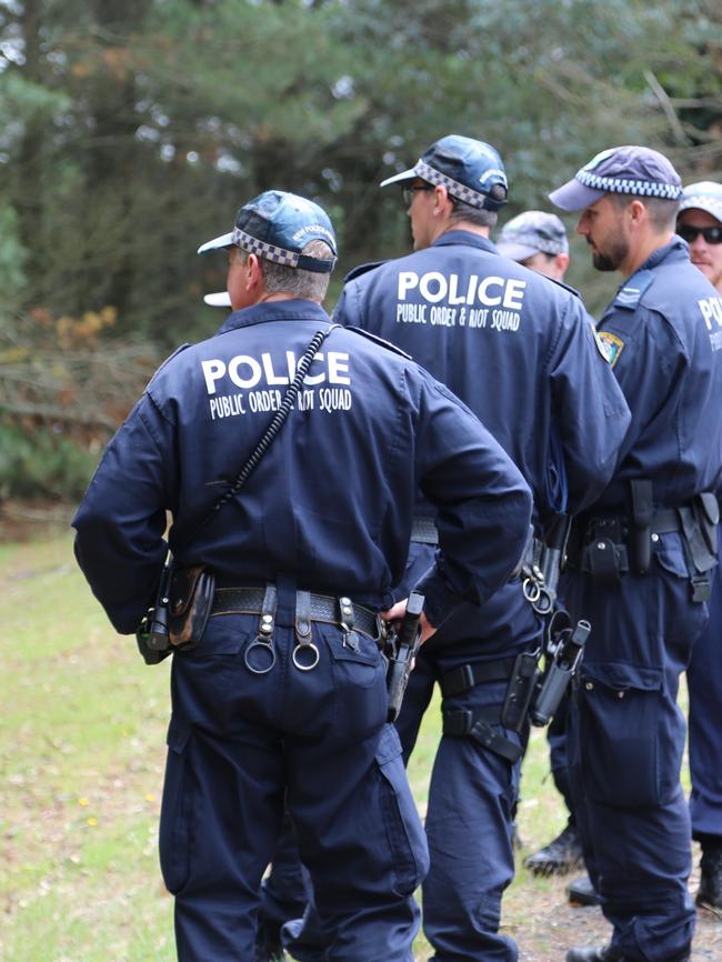 Police scouring bushland for evidence after Ciano’s body was found in his car in bushland on Valentine’s Day last year.