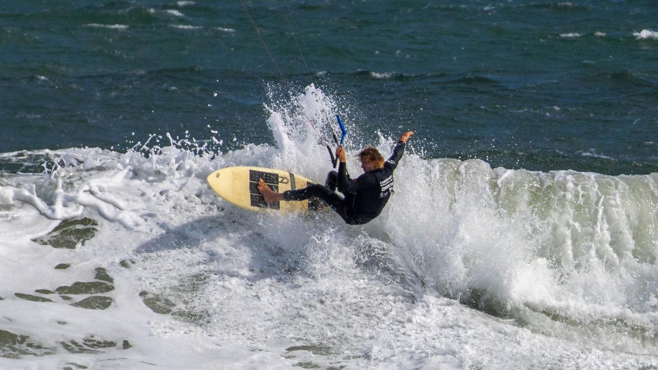 The 2021 Kiteboarding Australia Wave Nationals event was held in Torquay and Fairhaven at the weekend. Picture: Ollie Jacobs