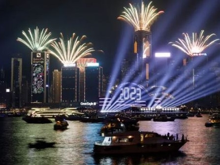 Hong Kong has rung in 2023. Picture: Getty Images