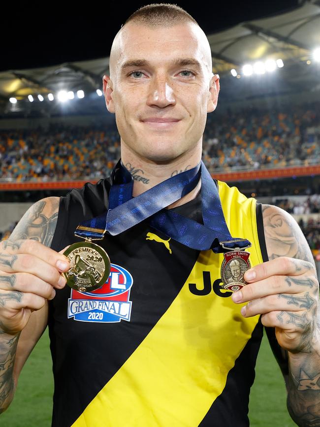 … and says the three-time Norm Smith Medallist is definitely among the Tiger greats.