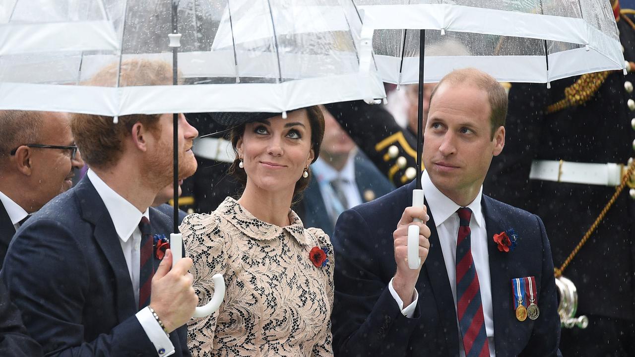 Kate, Will and Harry were once close friends. Picture: Getty Images.