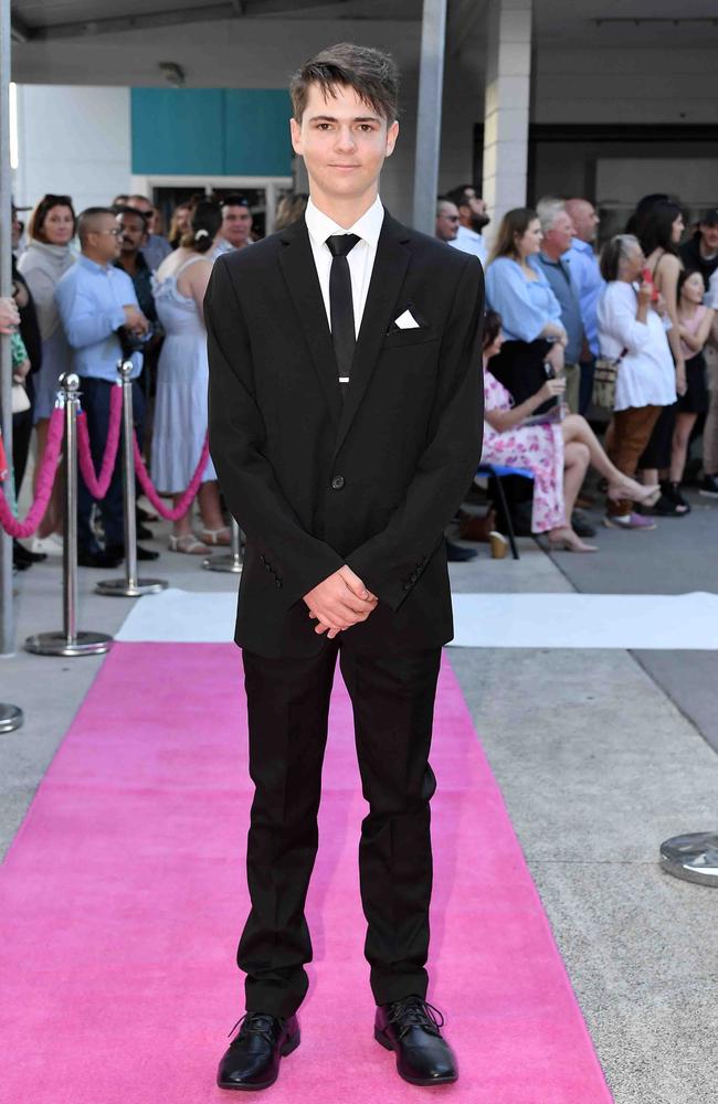 Norm Sharma at Meridan State College formal. Picture: Patrick Woods.