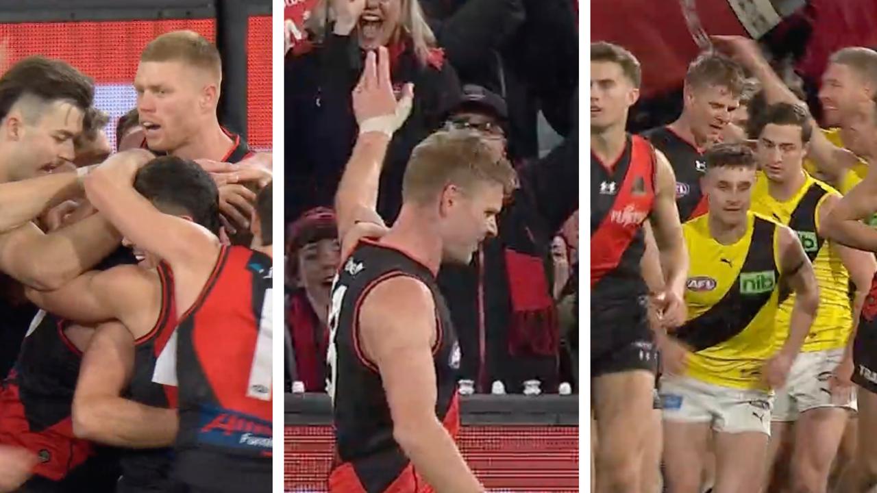 Michael Hurley kicked a goal in his final game.